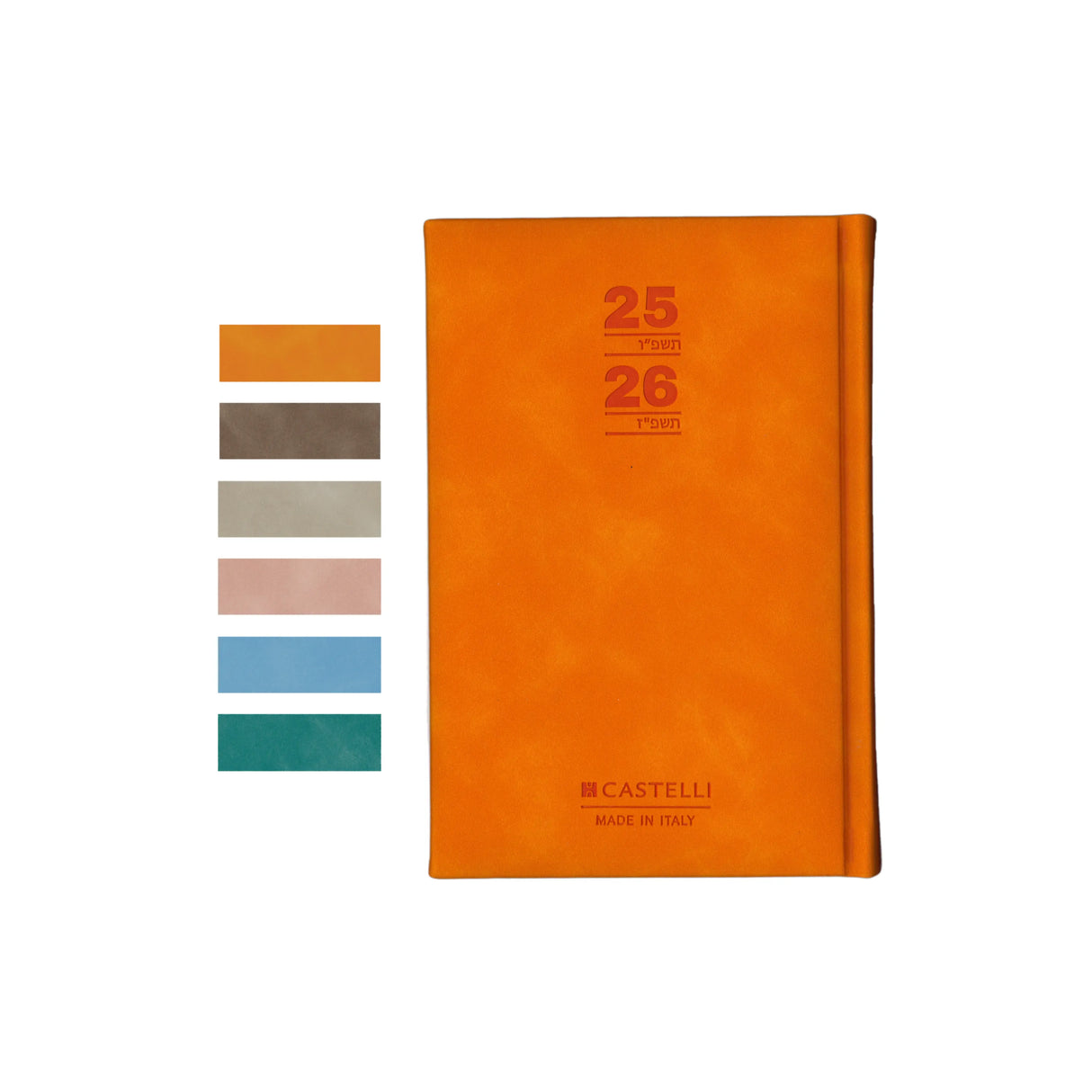 יומן יומי 11/16 ס"מ לבד קסטלי CASTELLI 2025/2026