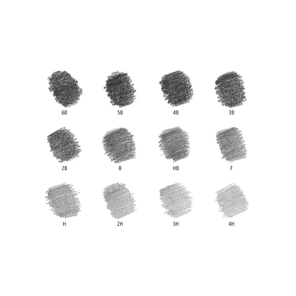 סט 12 עפרונות שרטוט Staedler Mars Lumograph