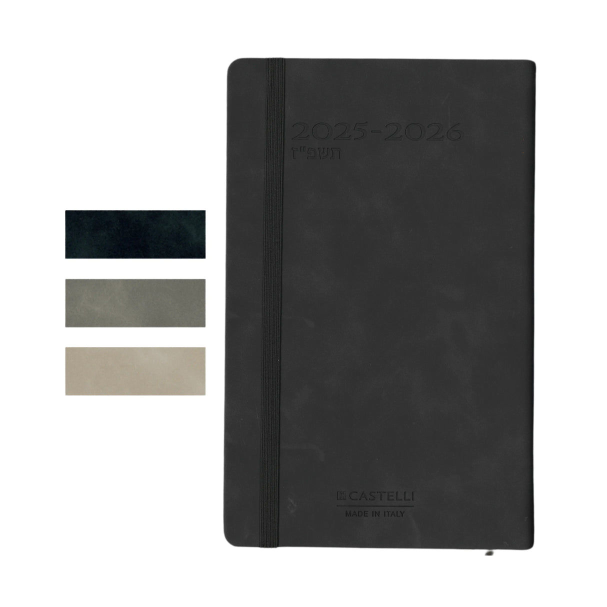 יומן שבועי 13/21 ס"מ לבד קסטלי CASTELLI 2025/2026