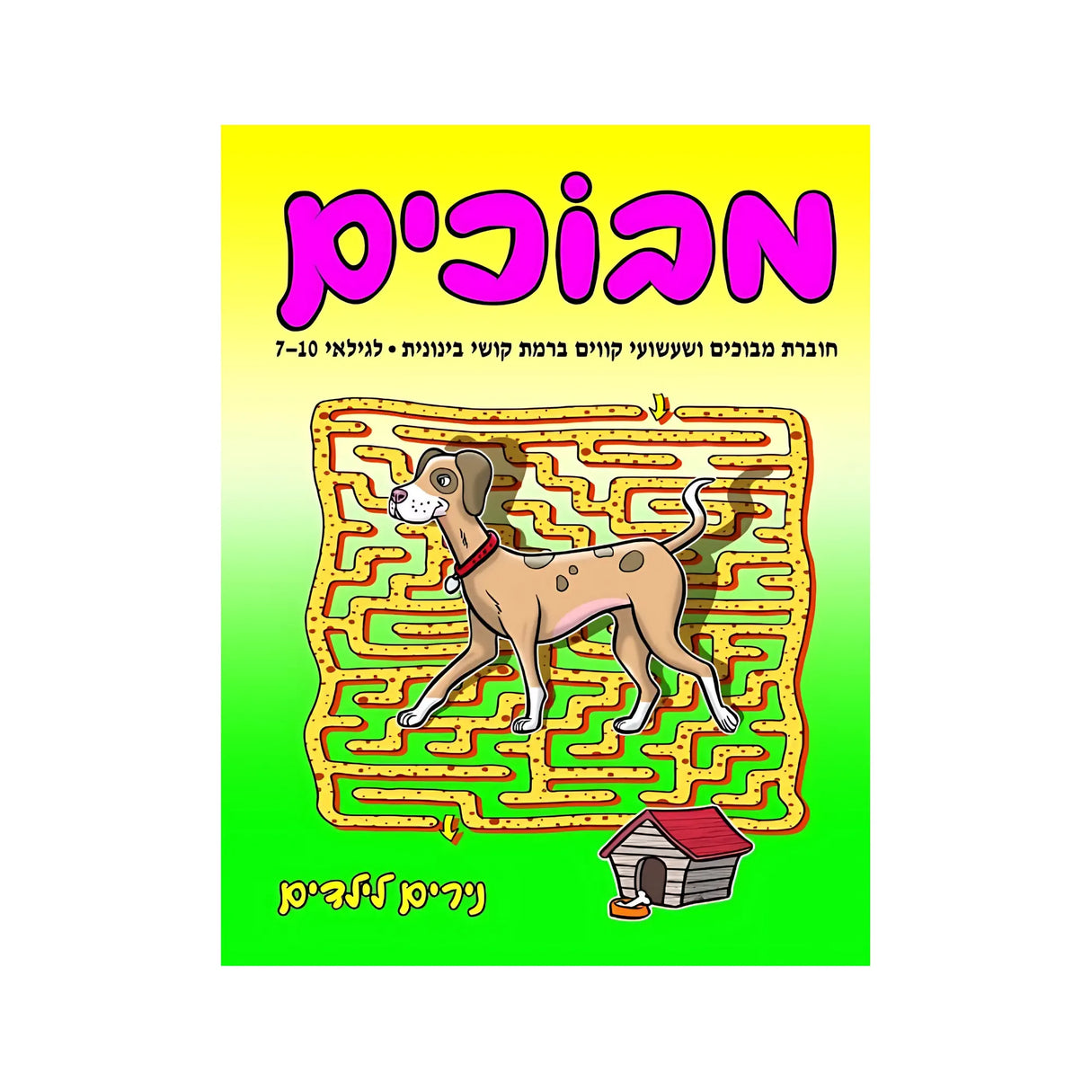 חוברת מבוכים ברמת קושי בינונית - חוברת 171