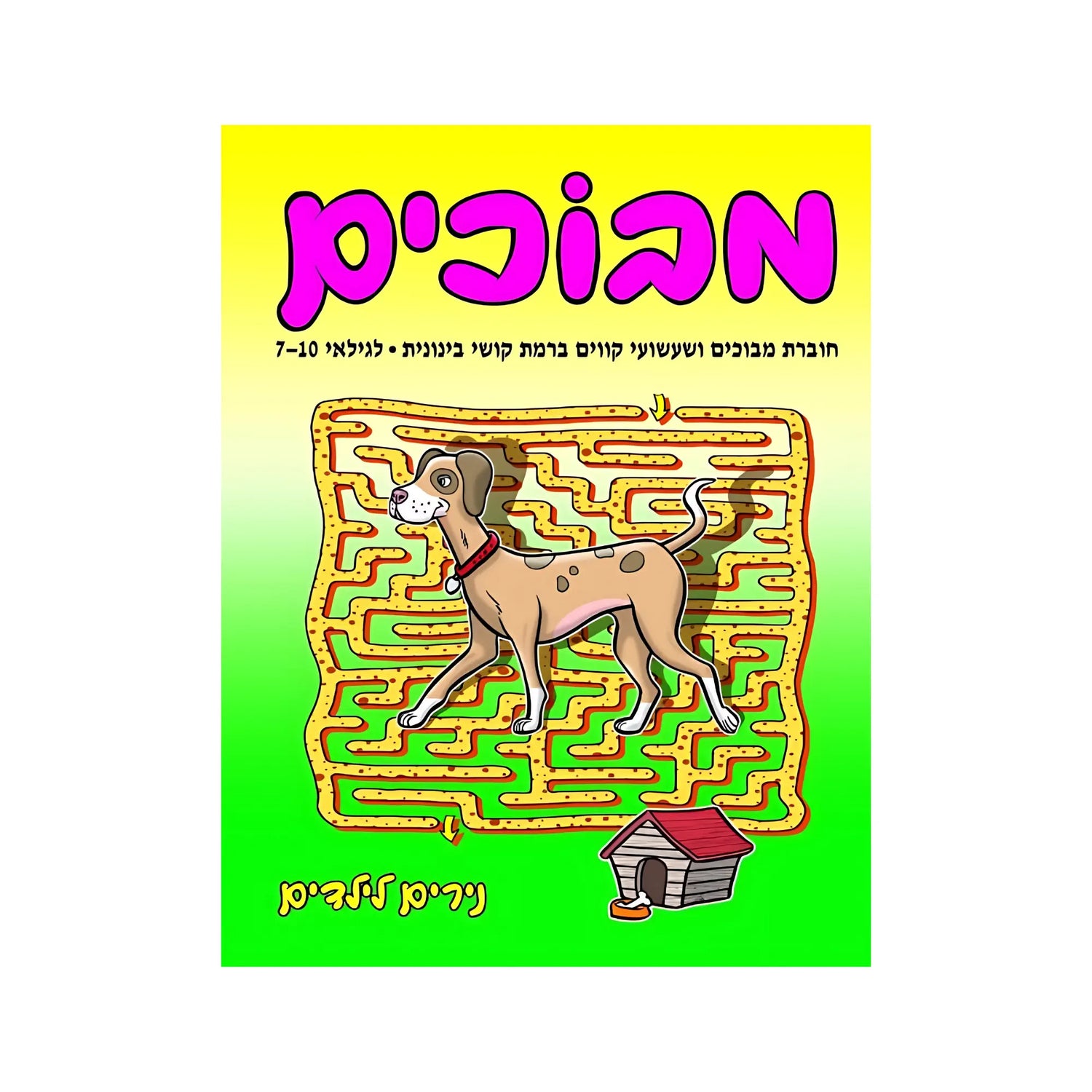 חוברת מבוכים ברמת קושי בינונית - חוברת 171