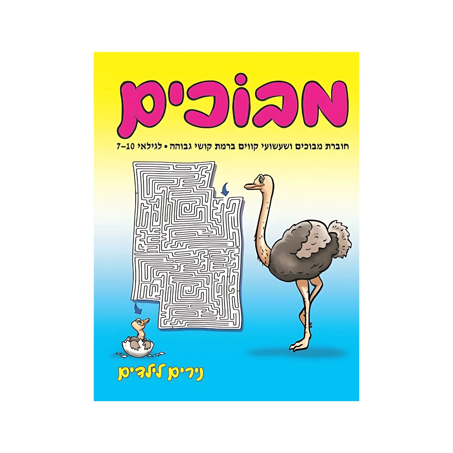 חוברת מבוכים ברמת קושי גבוהה