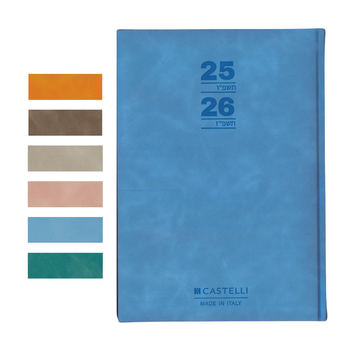 יומן שבועי 17/24 ס"מ לבד קסטלי CASTELLI 2025/2026