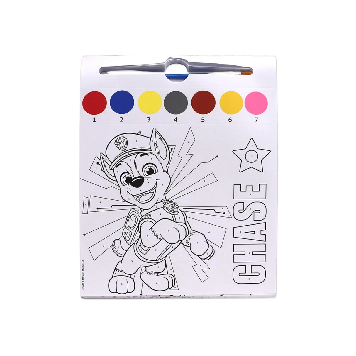 חוברת צביעה לפי מספרים - מפרץ ההרפתקאות