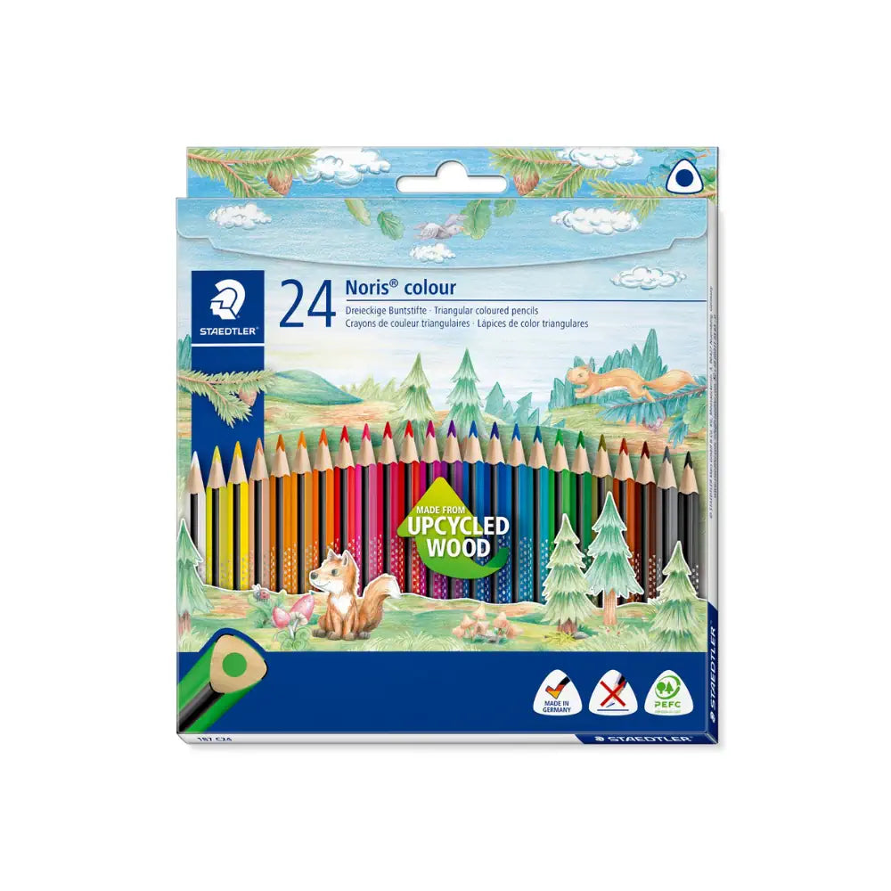 סט 24 עפרונות צבעוניים שטדלר STAEDTLER