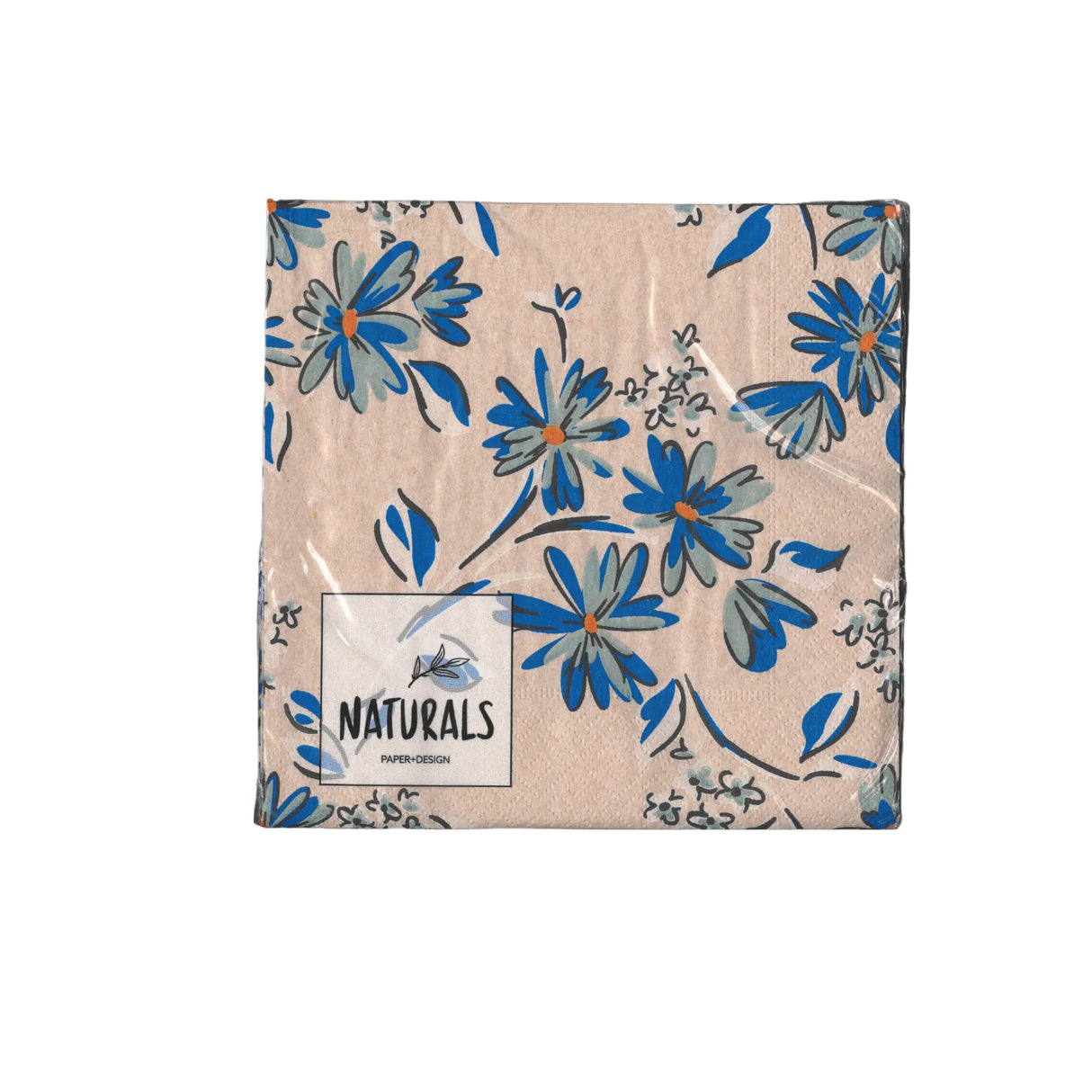 מארז 25 מפיות - אביב כחול