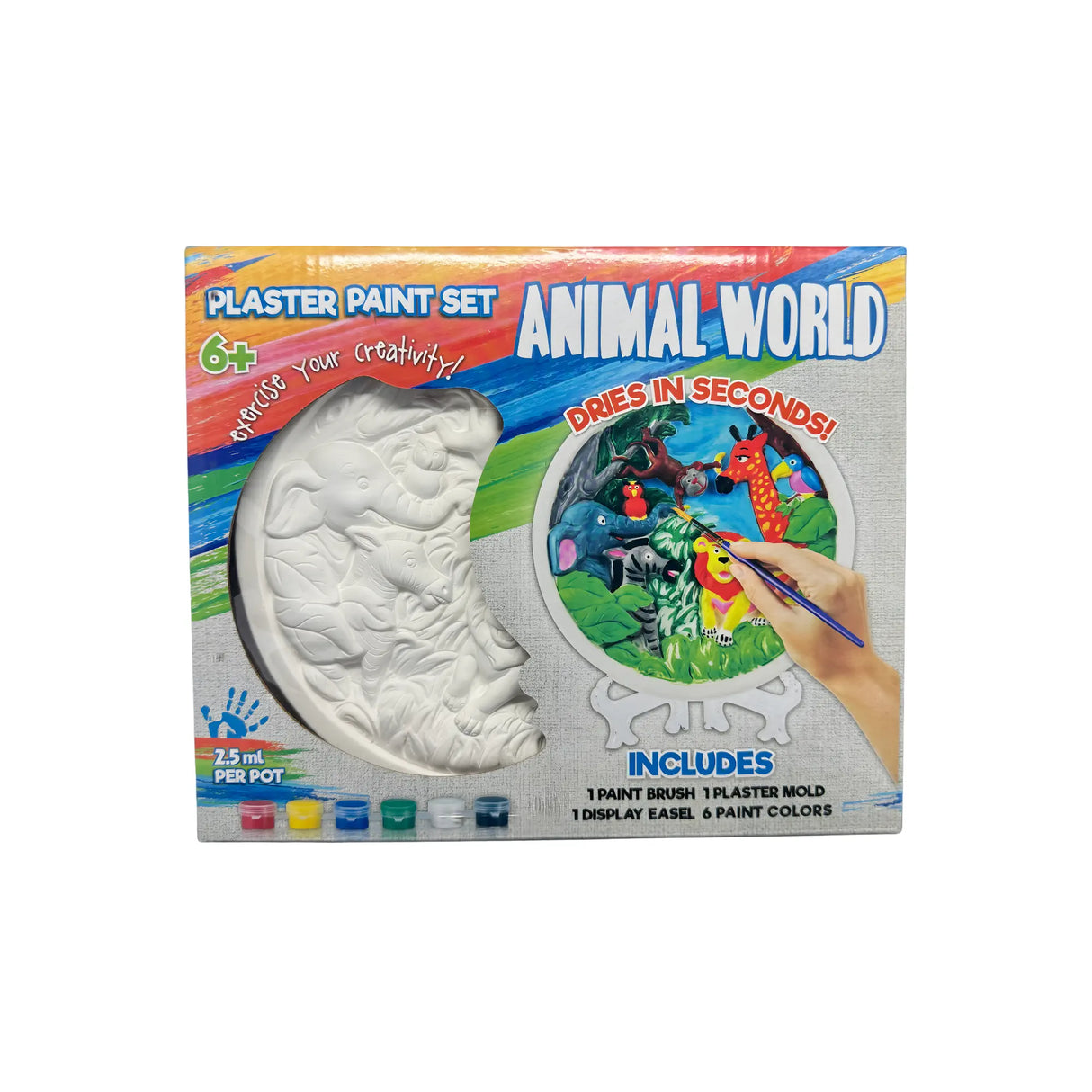 ערכת צביעה גבס - חיות