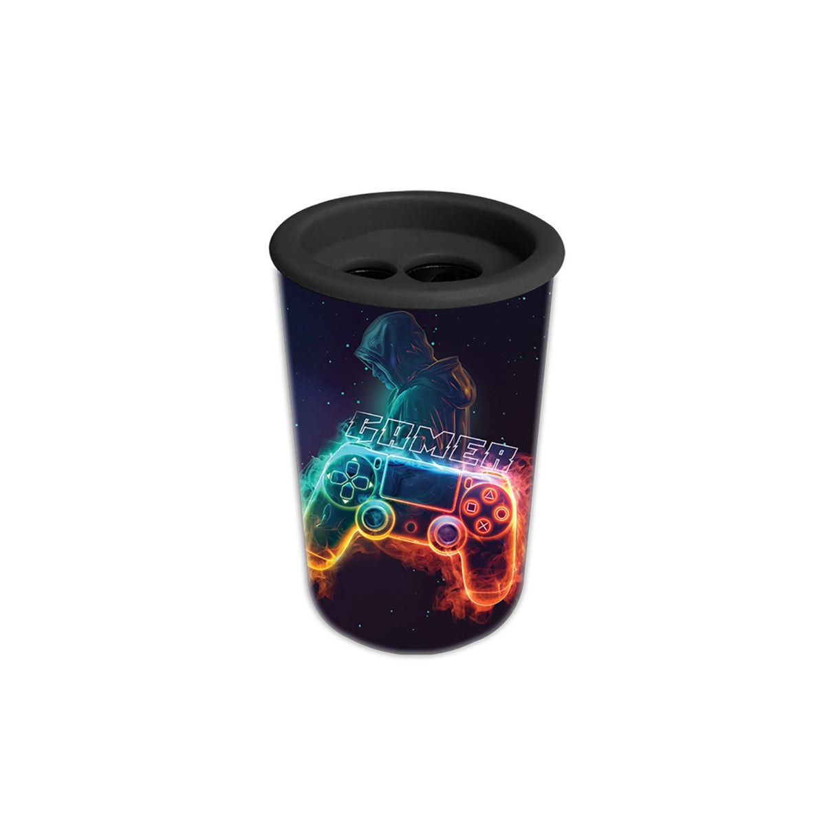 מחדד מיכל 2 חורים - גיימינג