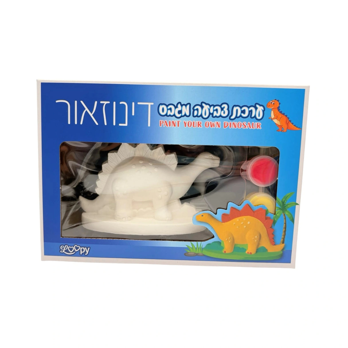 ערכת צביעה מגבס - דינוזאור
