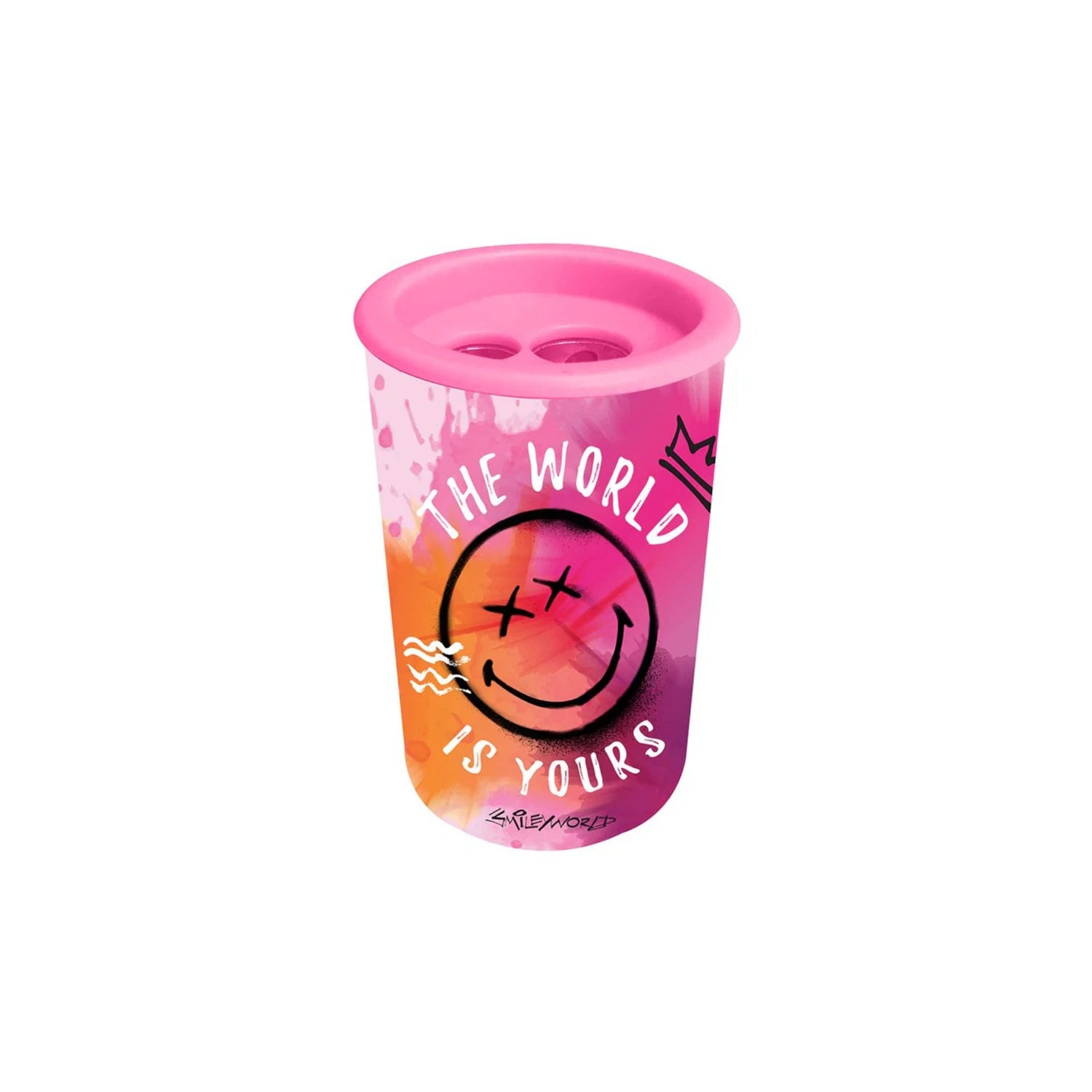 מחדד מיכל 2 חורים - סמיילי