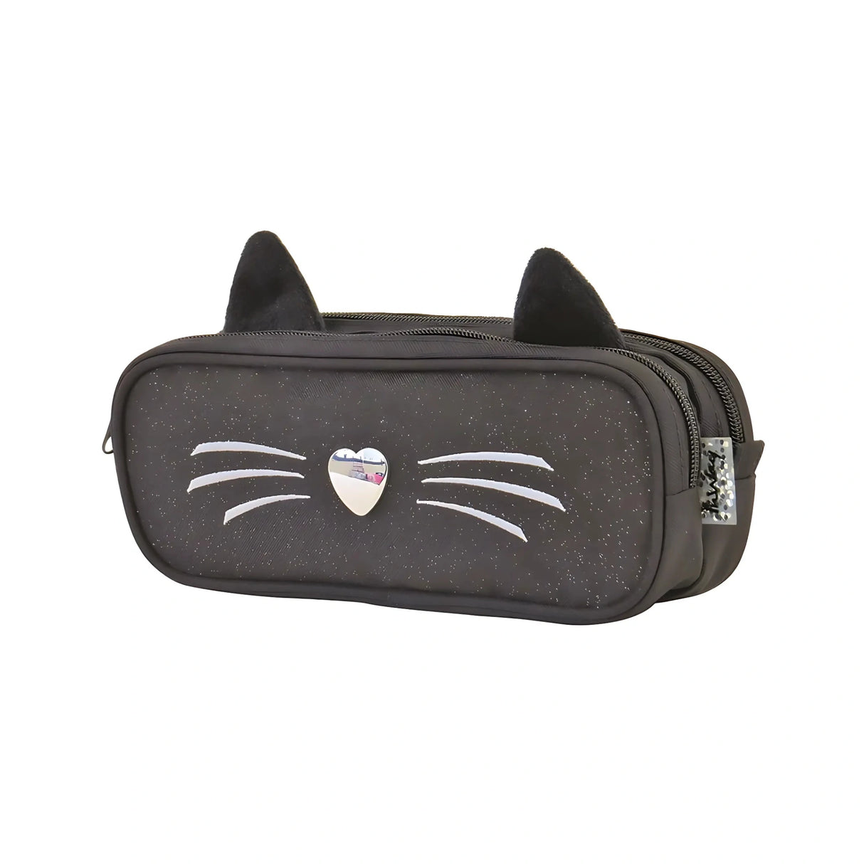 קלמר 2 תאים חתול שחור זנב In-Way