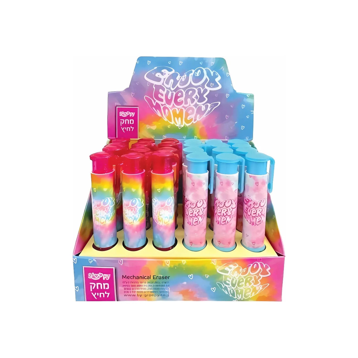 מחק לחיץ טאי דאי צבעוני