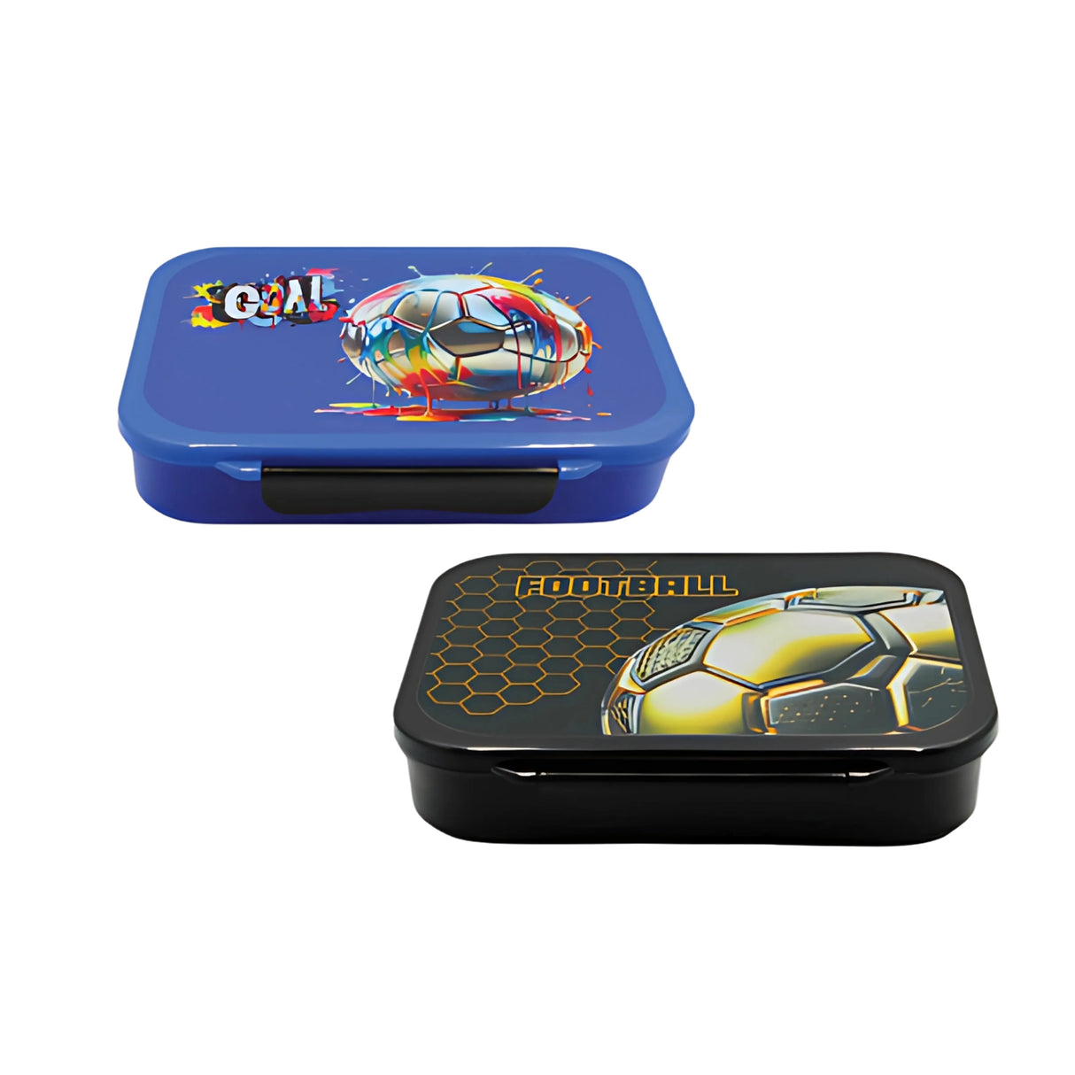 קופסת אוכל מחולקת - כדורגל