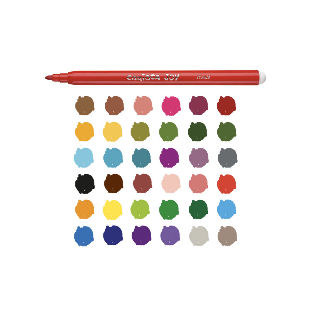 סט 36 טושים צבעוניים CARIOCA JOY