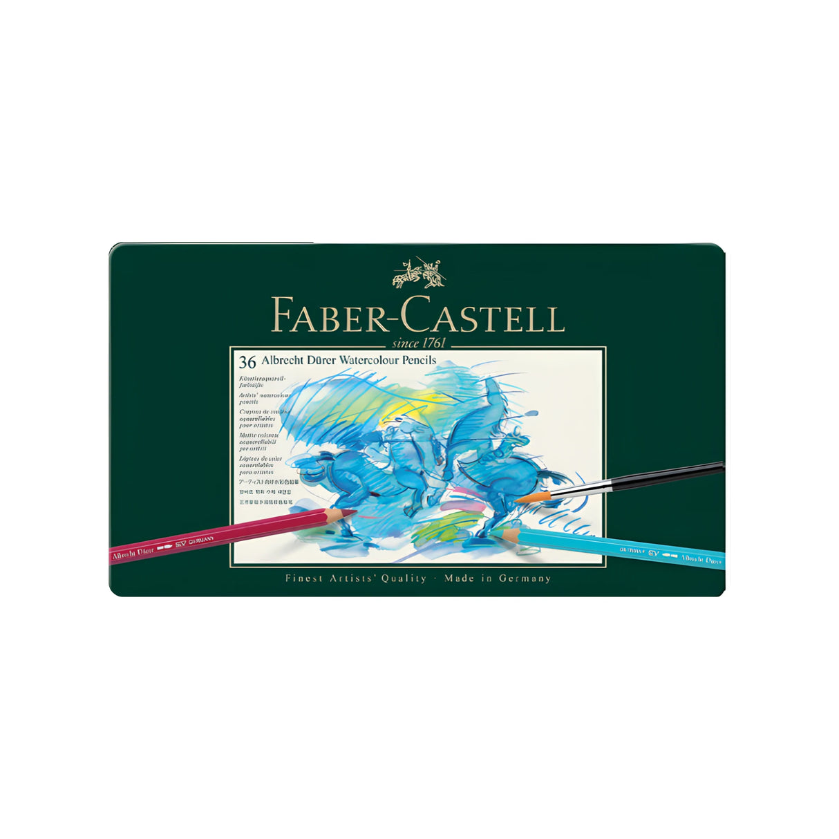 סט 36 עפרונות צבעוניים אקוורל Faber Castell A.Durer