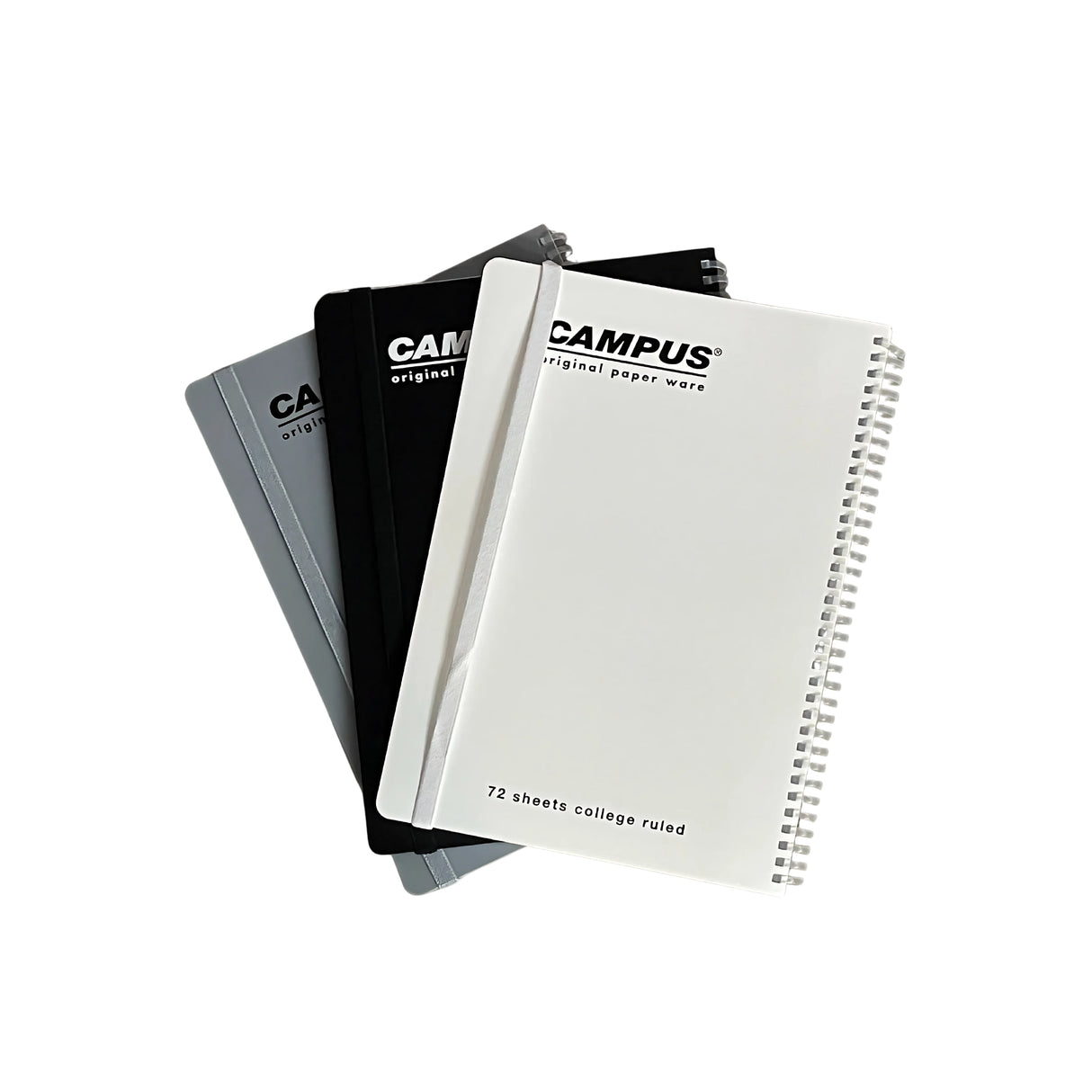 מארז 3 מחברות ספירל A4 שורה קמפוס סופט CAMPUS