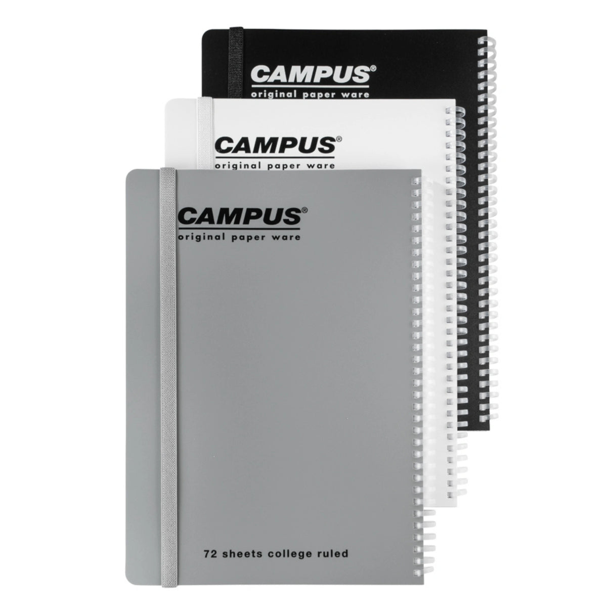 מארז 3 מחברות ספירל A4 שורה קמפוס סופט CAMPUS