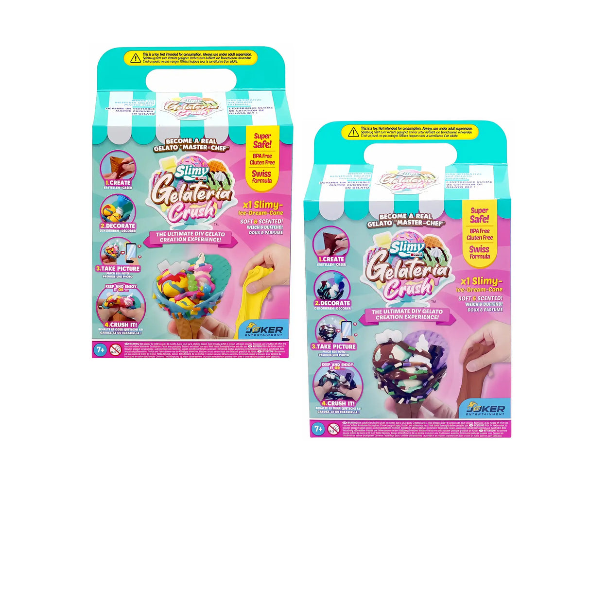 ערכת סליים ג'לטריה קראש - קינוחים גביעי גלידה