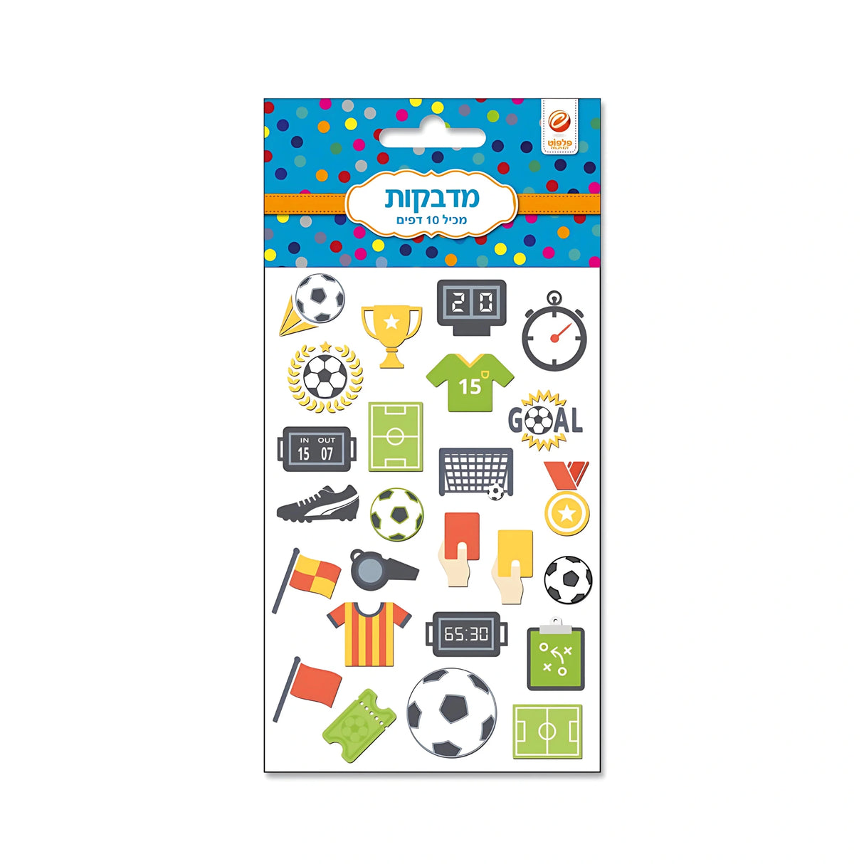 מדבקות עשר כדורגל