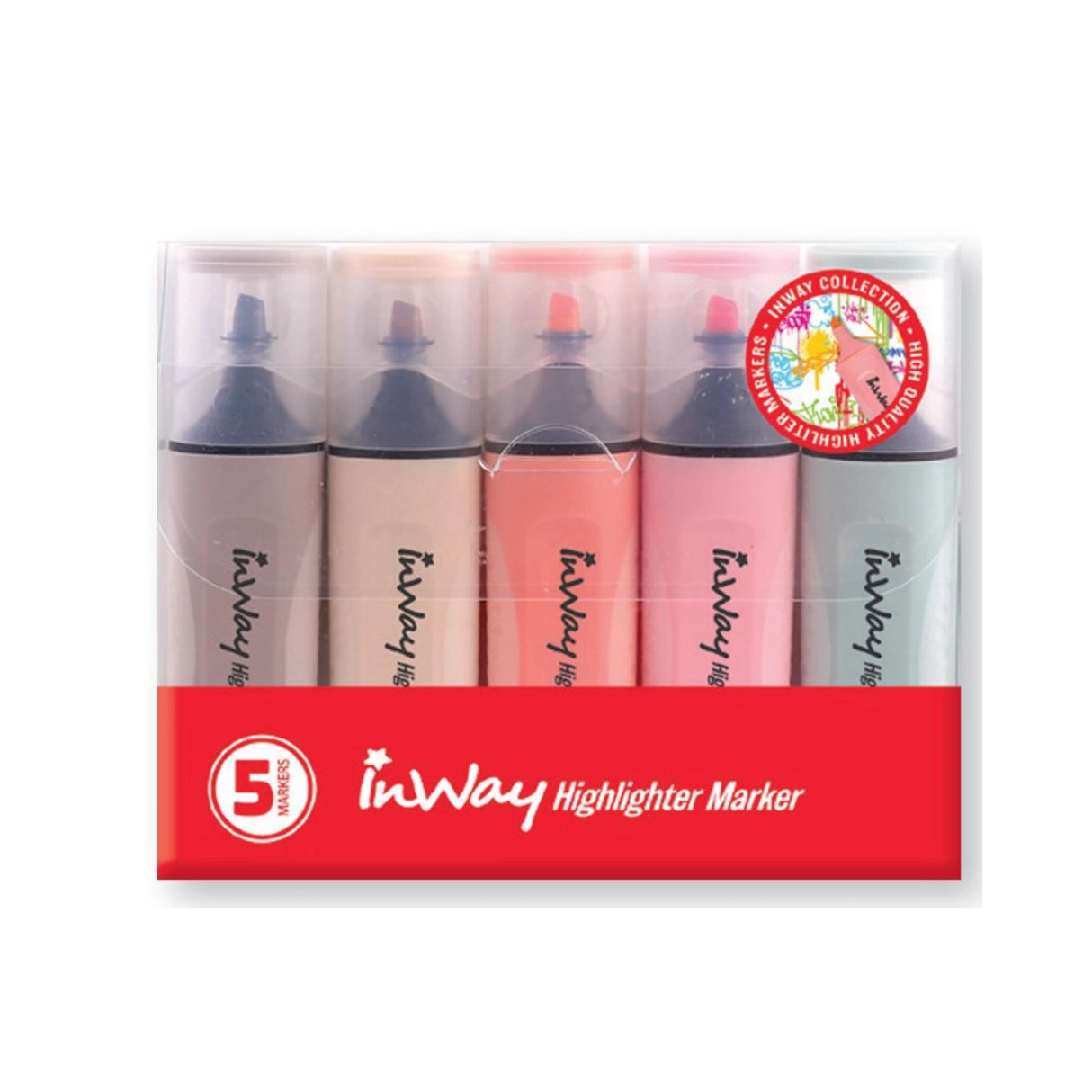 סט 5 מרקר גוונים טבעיים