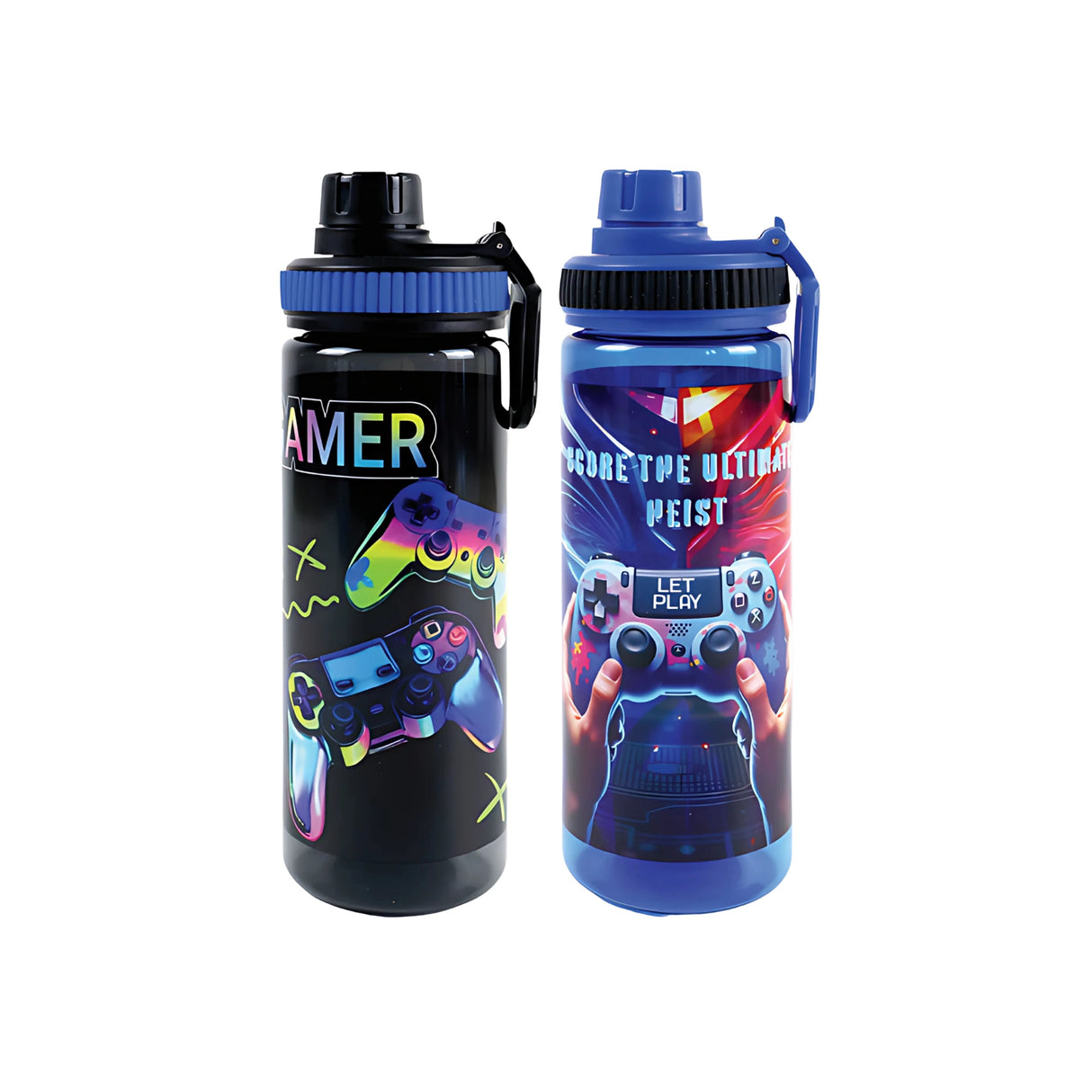 בקבוק אקרילי 600 מ"ל - גיימר ידיים/הולוגרמה