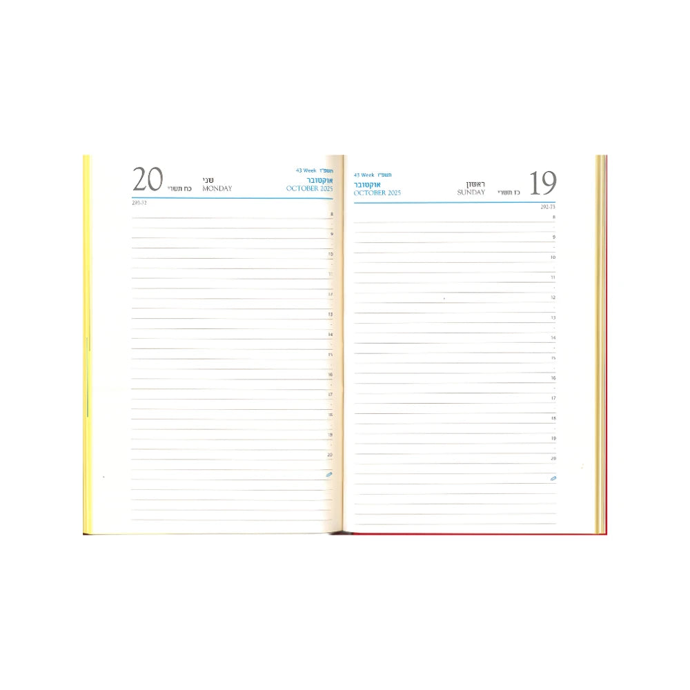 יומן יומי 11/16 ס"מ לבד קסטלי CASTELLI 2025/2026