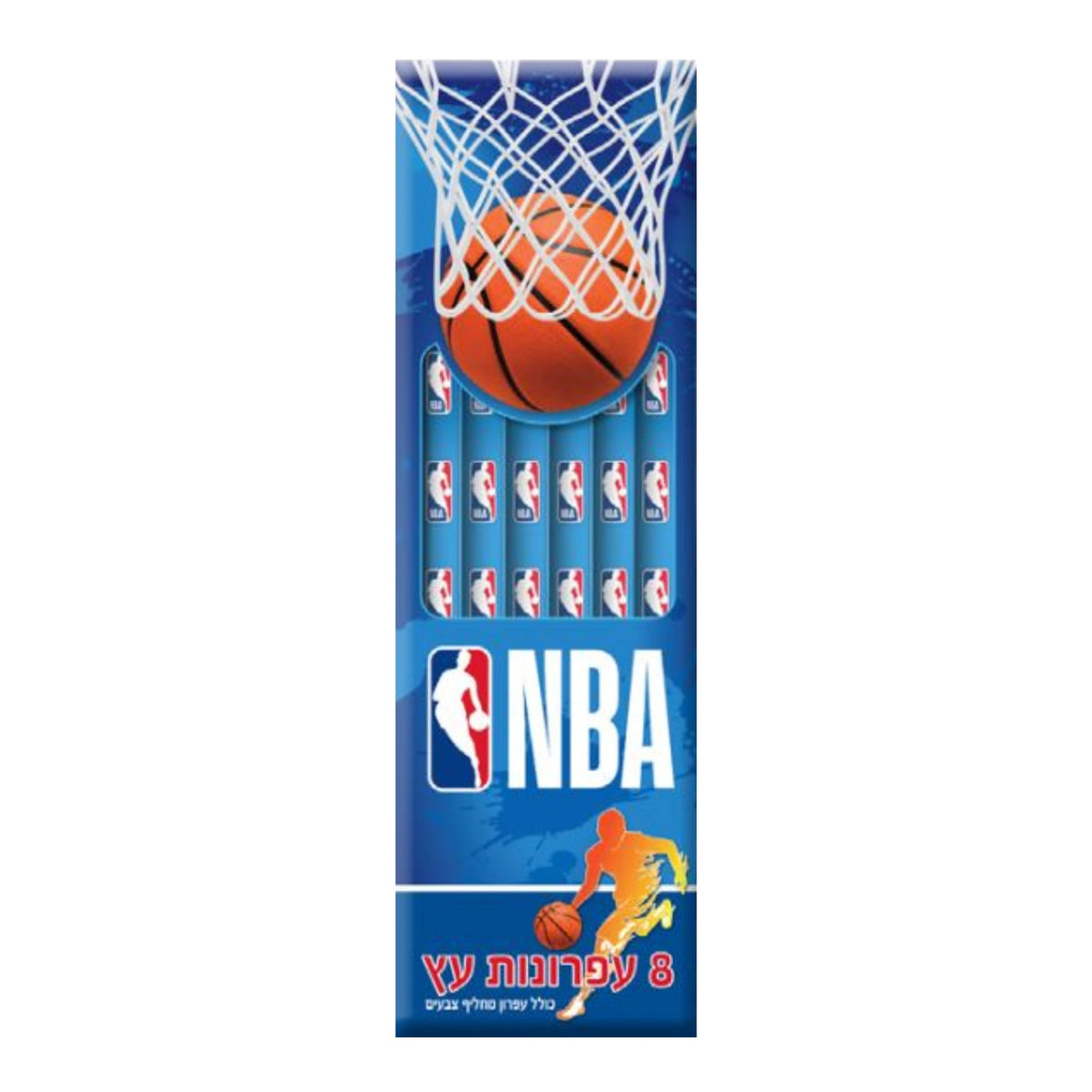 סט 8 עפרונות + מחק - NBA