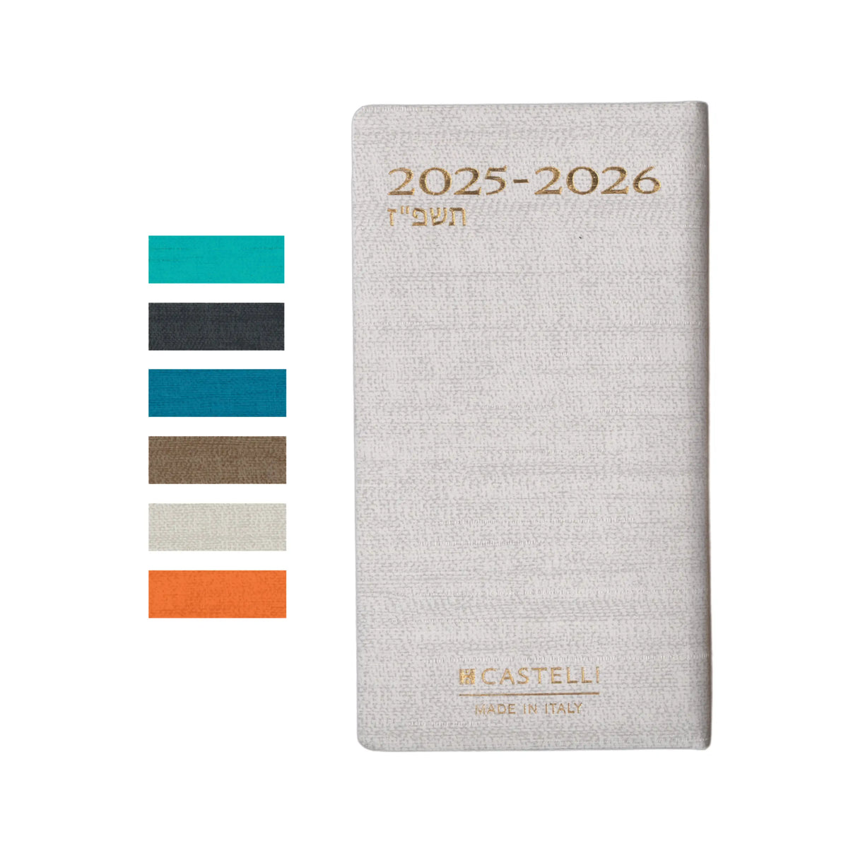 יומן שבועי 8/15 ס"מ קלאסיק קסטלי CASTELLI 2025/2026