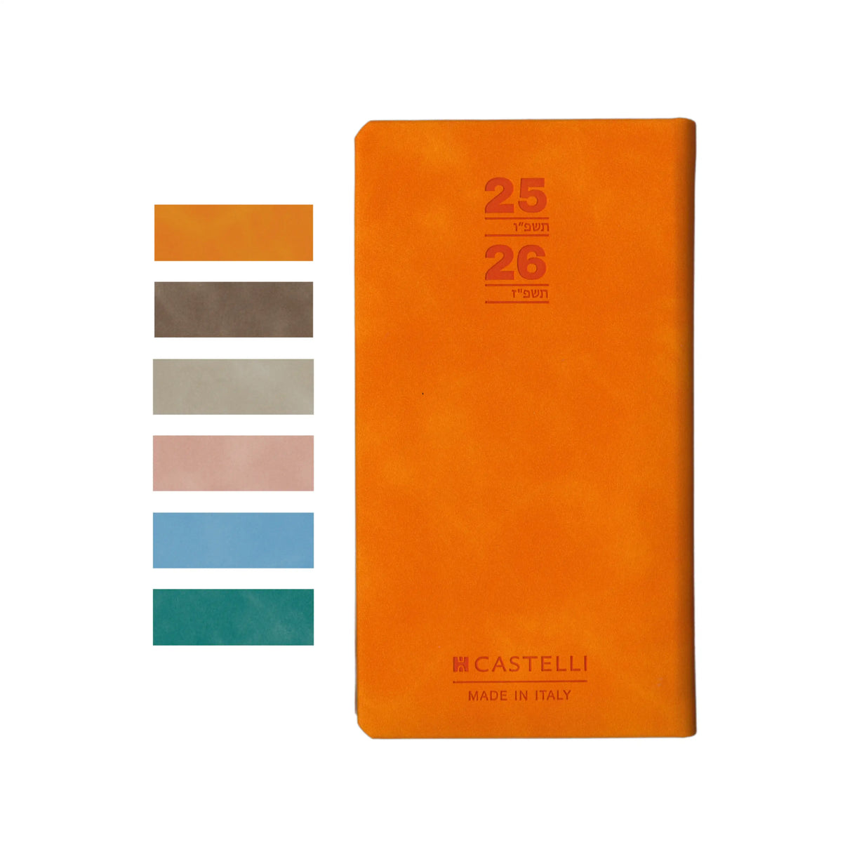 יומן שבועי 8/15 ס"מ לבד קסטלי CASTELLI 2025/2026