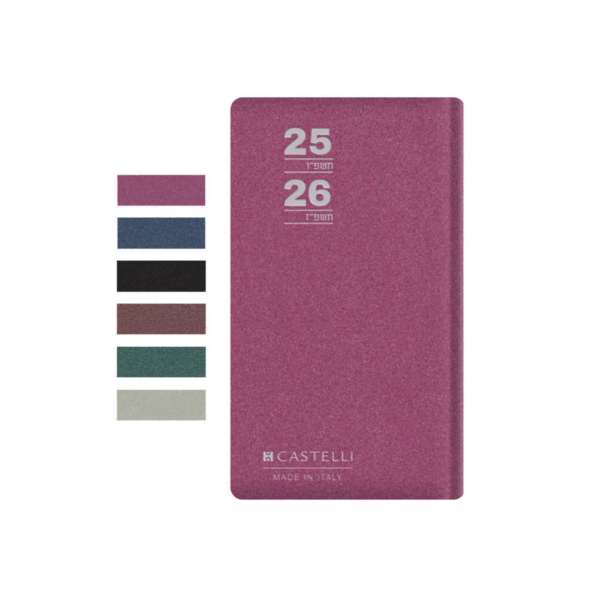 יומן שבועי 8/15 ס"מ בייסיק קסטלי CASTELLI 2025/2026