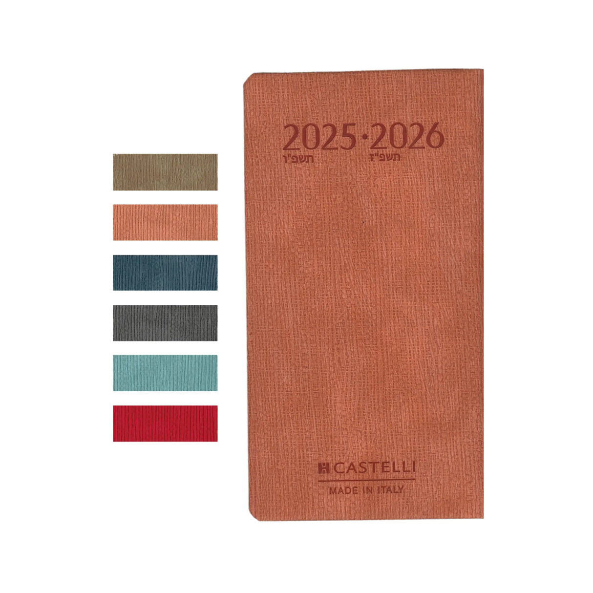 יומן שבועי 8/15 ס"מ קסטלי CASTELLI 2025/2026