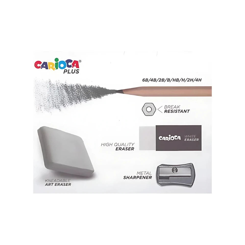סט 8 עפרונות רישום CARIOCA
