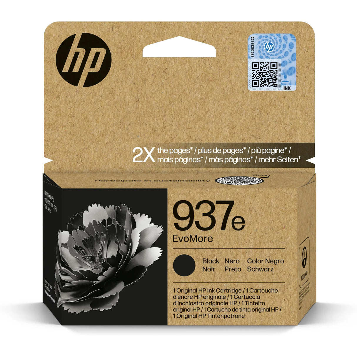 דיו מקורי HP 937e XL שחור