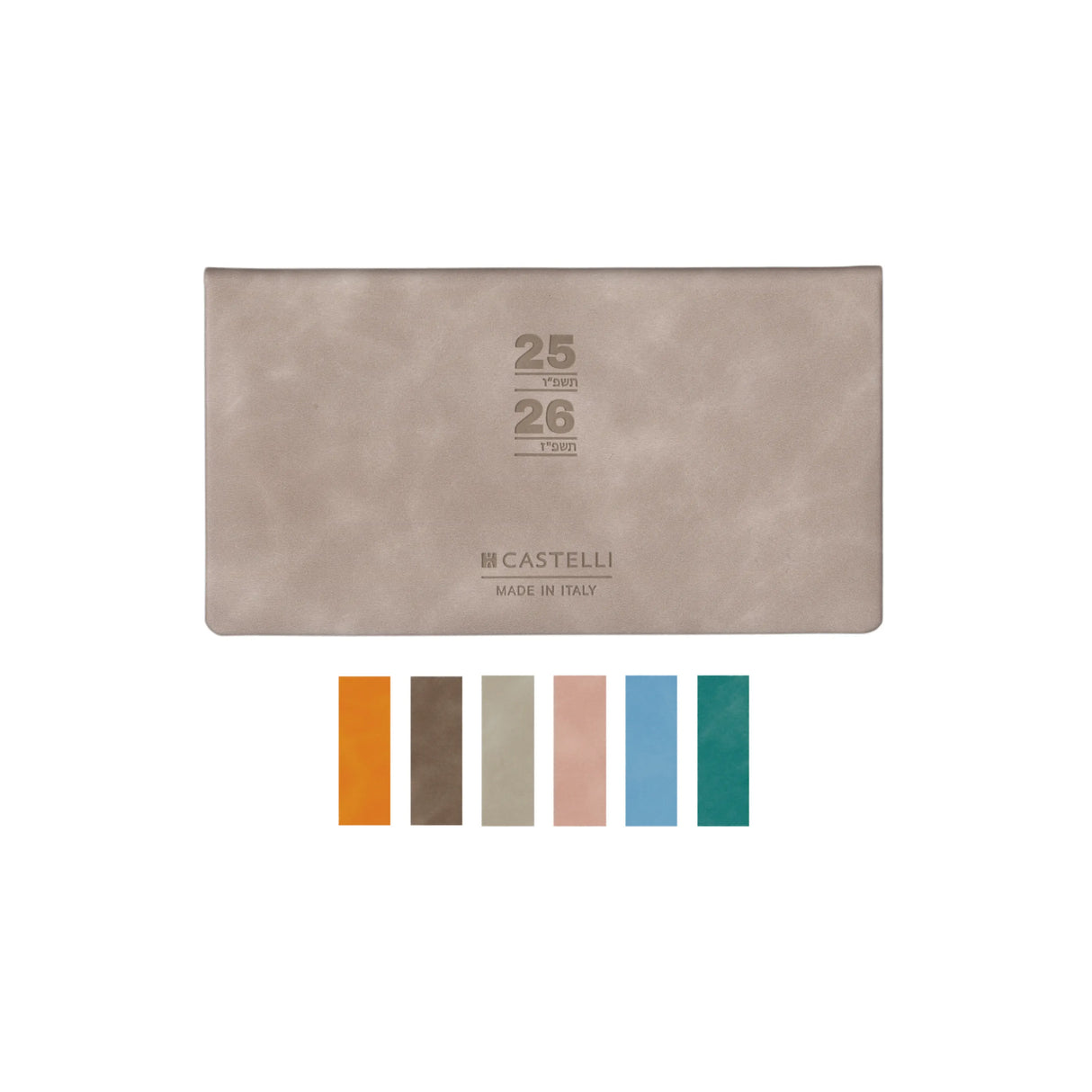 יומן שבועי 9/17 ס"מ לבד קסטלי CASTELLI 2025/2026