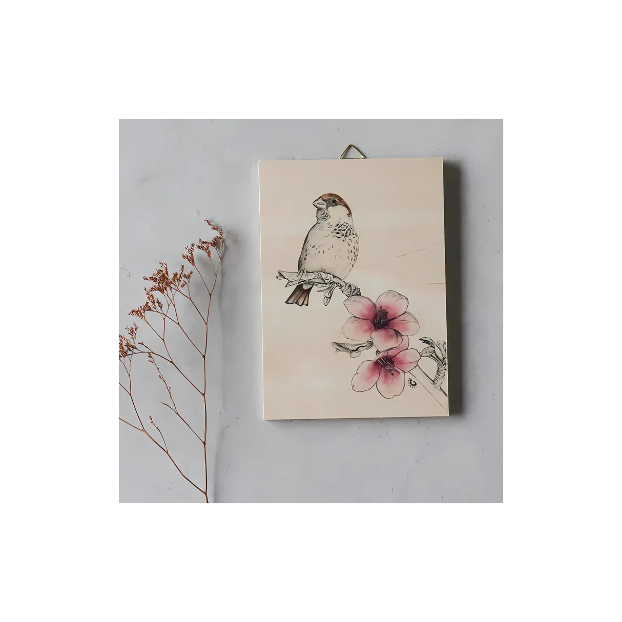 הדפס עץ מעוצב A4 - דגם דרור