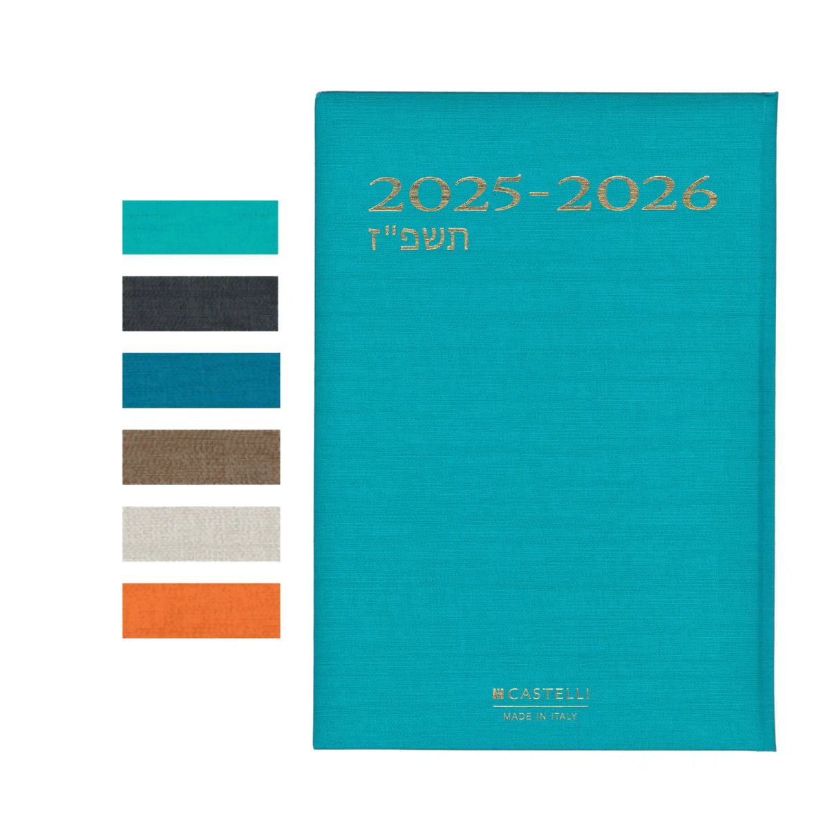 יומן שבועי מדורג A4 קלאסיק קסטלי CASTELLI 2025/2026