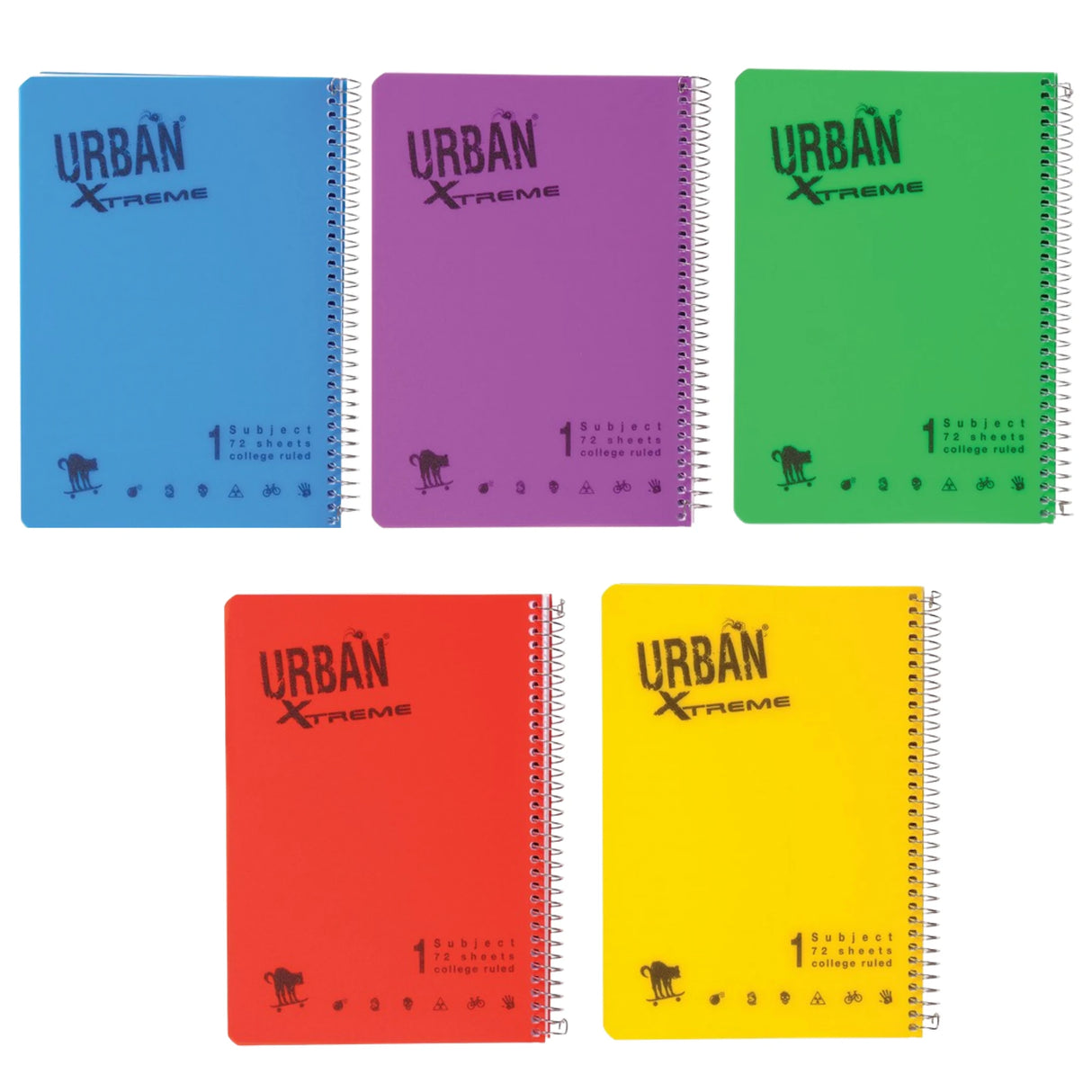 מחברת ספירל A4 שורה אורבן URBAN