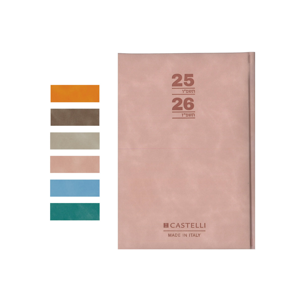 יומן שבועי A5 לבד קסטלי CASTELLI 2025/2026