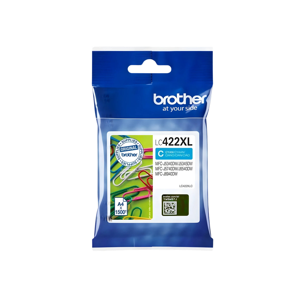 דיו מקורי BROTHER LC 422XL C כחול