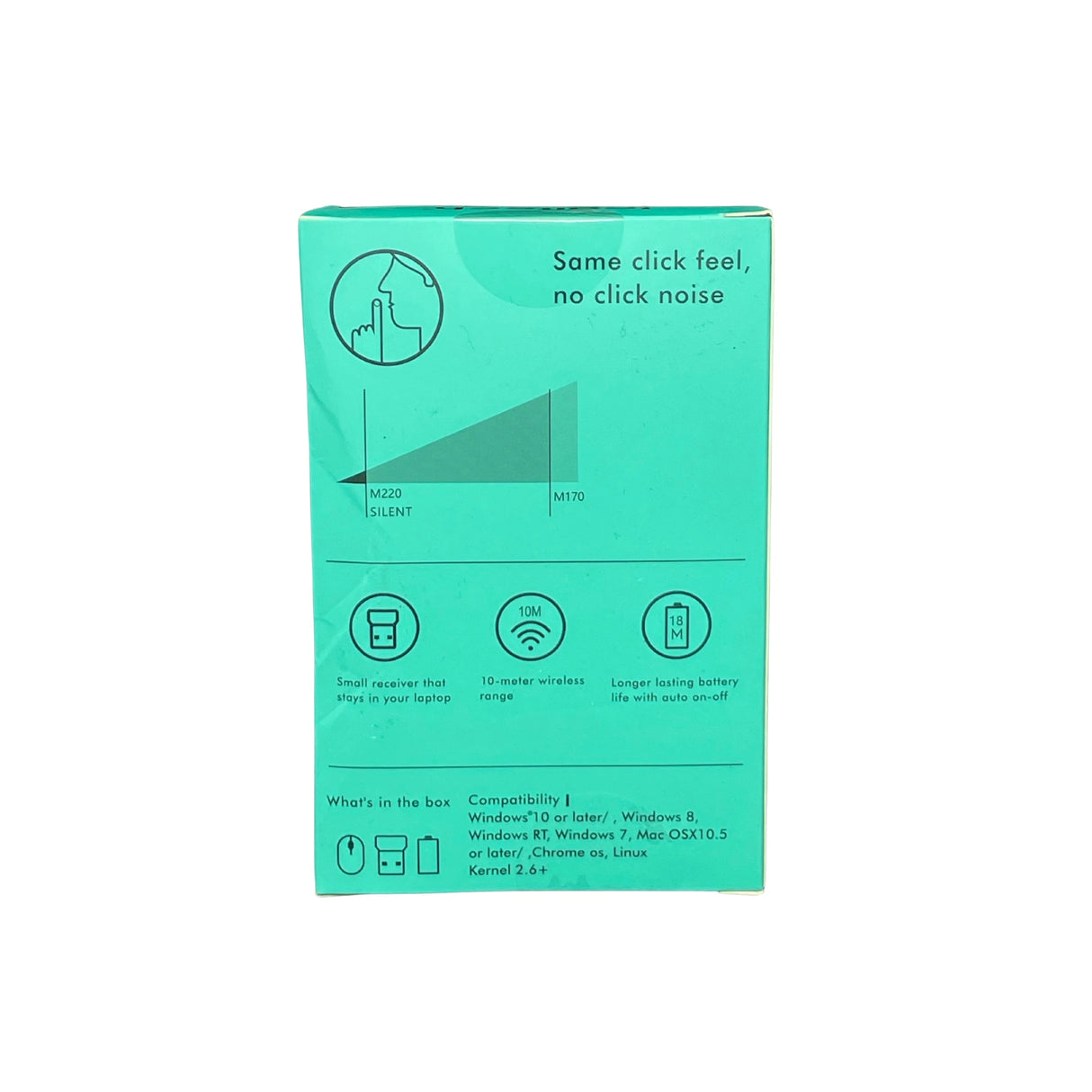 עכבר אלחוטי לוג'יטק Logitech Silent M220