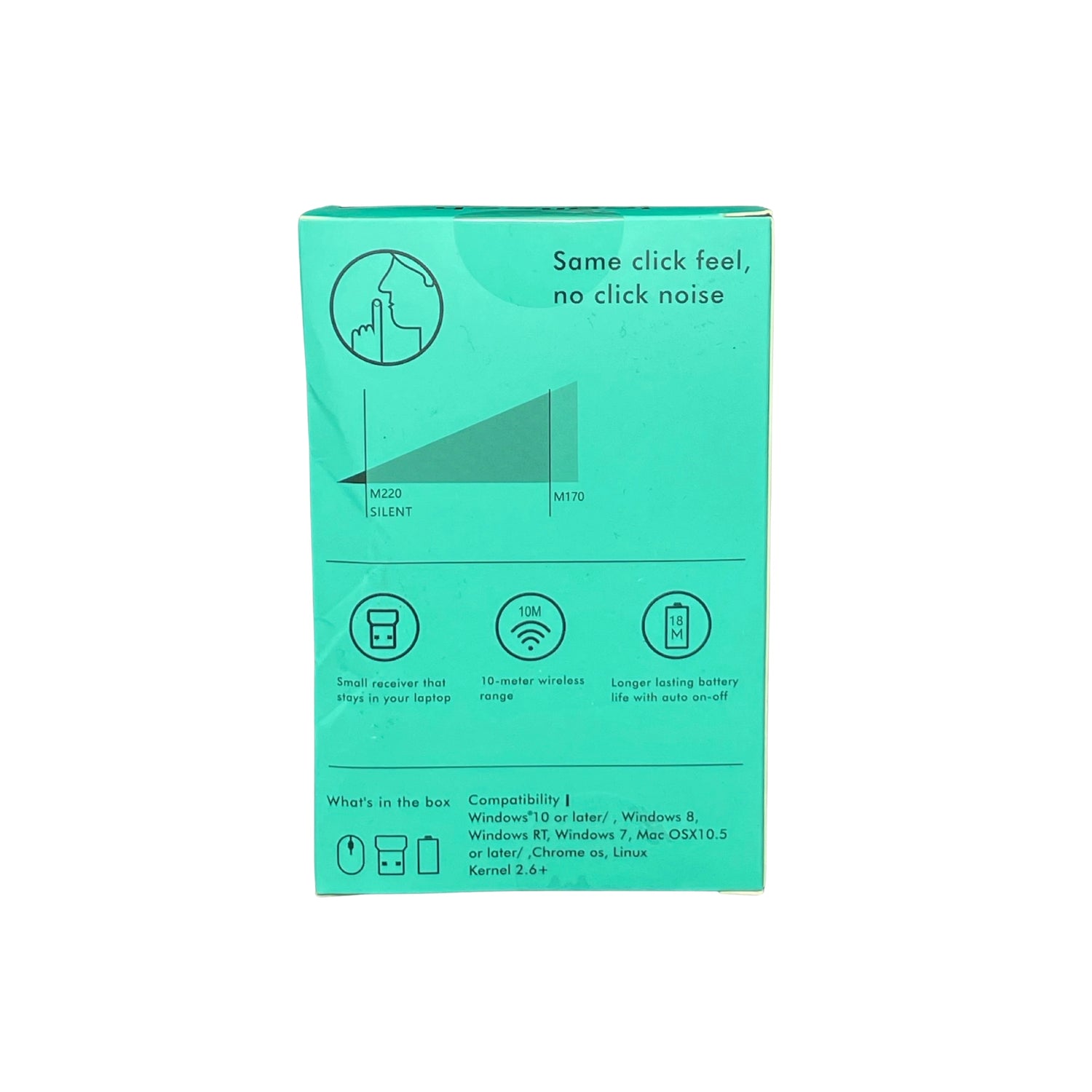 עכבר אלחוטי לוג'יטק Logitech Silent M220