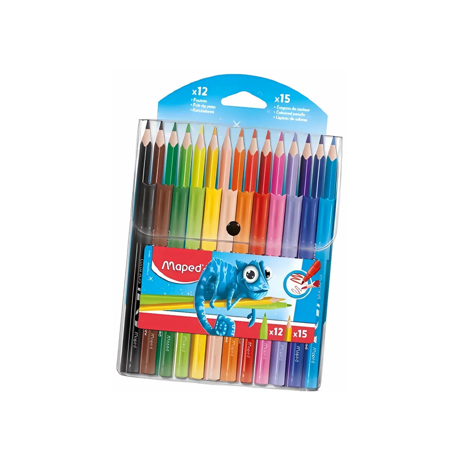 סט טושים + עפרונות צבעוניים מאפד MAPED
