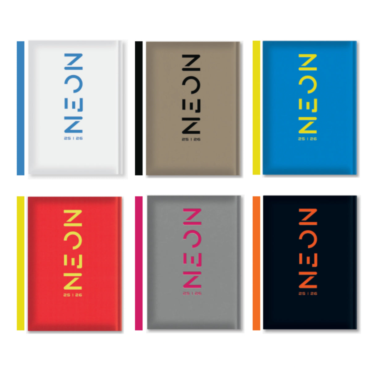 יומן שבועי NEON A5 קסטלי CASTELLI 2025/2026