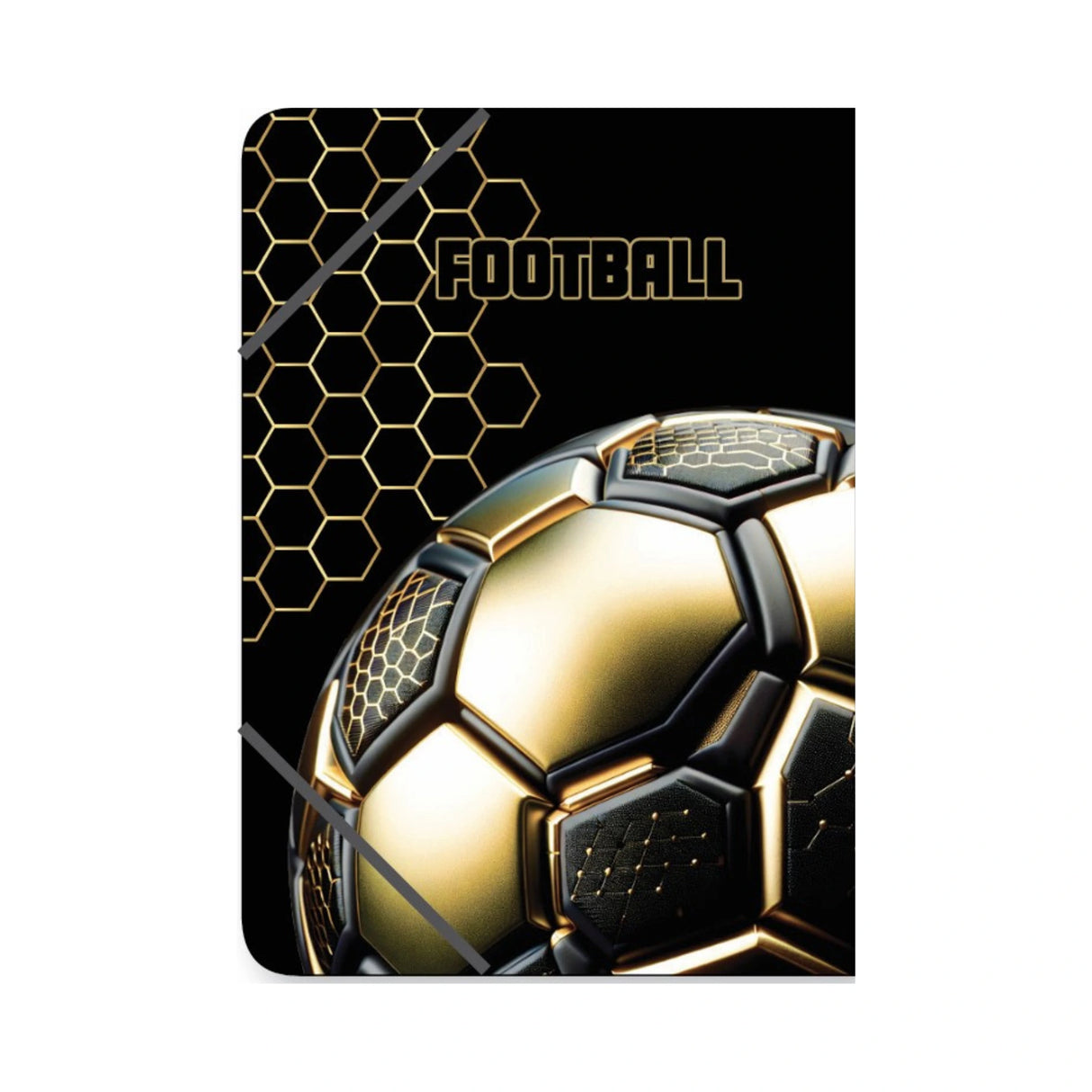 תיק גומי PP כדורגל זהב