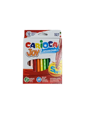 סט 12 טושים צבעוניים CARIOCA JOY