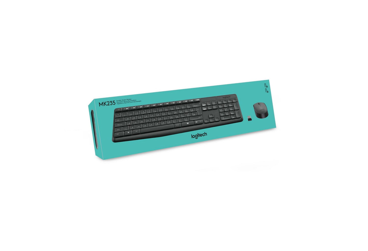 סט מקלדת ועכבר אלחוטיים Logitech MK235