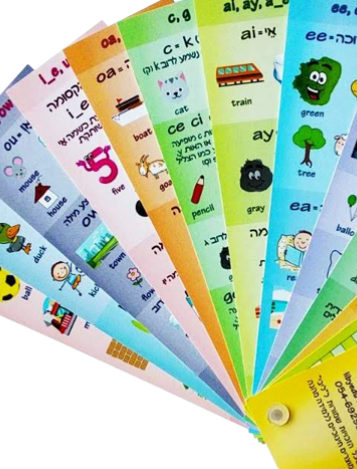 לומדים לקרוא אנגלית מניפת צלילי הקריאה והכתיבה באנגלית