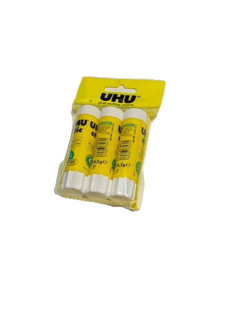 חב' 3 יחידות דבק סטיק 8 גר' UHU