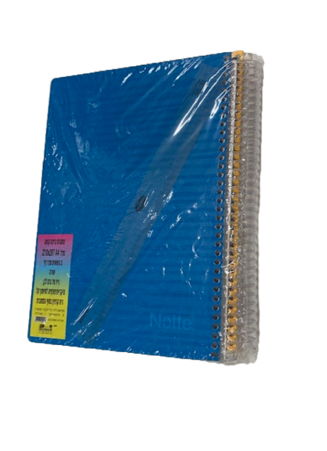 מחברת ספירל A4 כריכה קשה 3 נושאים שורה