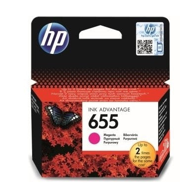 דיו מקורי HP 655 אדום